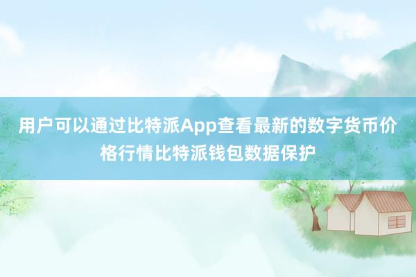 用户可以通过比特派App查看最新的数字货币价格行情比特派钱包数据保护