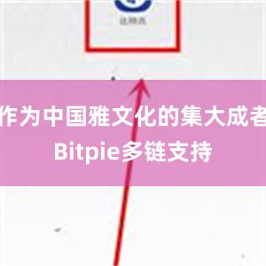 作为中国雅文化的集大成者Bitpie多链支持