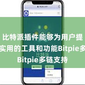 比特派插件能够为用户提供各种实用的工具和功能Bitpie多链支持