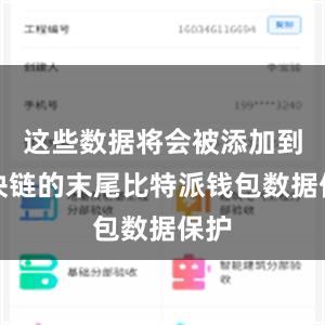 这些数据将会被添加到区块链的末尾比特派钱包数据保护