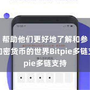 帮助他们更好地了解和参与加密货币的世界Bitpie多链支持